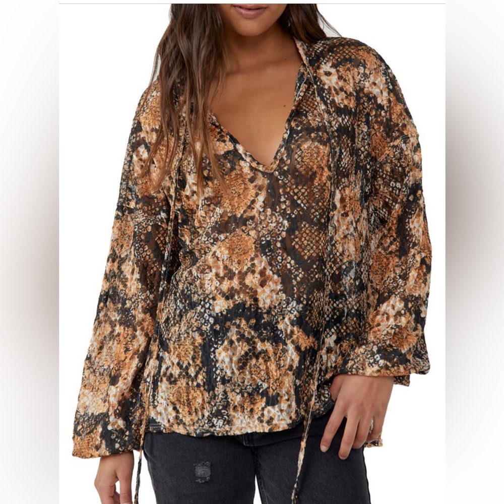 NWT Free People Out for the Night Blouse